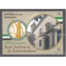 España II Centenario Correo 2025 ** Mnh Real Audiencia de Extremadura