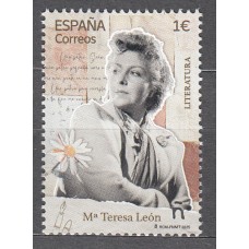 España II Centenario Correo 2025 ** Mnh Mª Teresa León