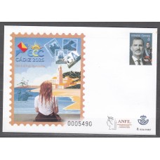 España II Centenario Sobres enteros postales 2025 Edifil 163 Cadiz