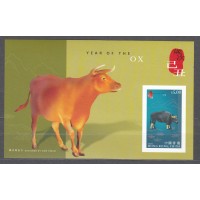 Hong Kong - Hojas Yvert 178 ** Mnh Año Lunar del Buey