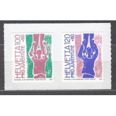 Suiza Correo 2025 ** Mnh Pro Juventud 2 valores