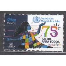 Mexico - Correo 2023 ** Mnh 75 Años WHO