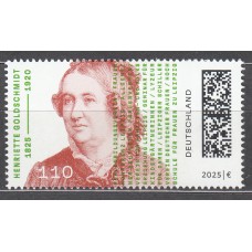 Alemania Federal Correo 2025 ** Mnh 200 Aniversario Goldschmidt