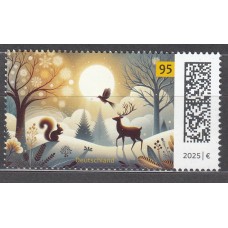 Alemania Federal Correo 2025 ** Mnh Navidad
