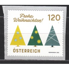 Austria Correo 2025 ** Mnh Navidad Arbol de Navidad