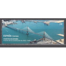 España II Centenario Correo 2025 ** Mnh Puente Constitución 1812 Cadiz