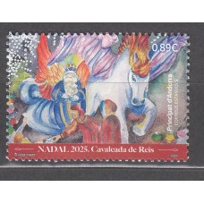 Andorra Española Correo 2025 ** Mnh Cavalgada de reis 