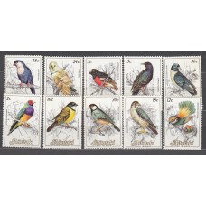 Aitutaki Correo Yvert 380/89 ** Mnh Fauna - Aves