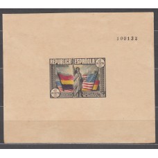 España II República 1938 Edifil 764s ** Mnh Ligeras Manchas del Tiempo