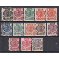 Rio de Oro Correo 1914 Edifil 78/90 ** Mnh