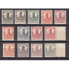 Guinea Correo 1912 Edifil 85/97 ** Mnh 