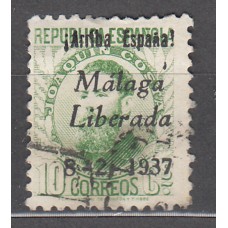 Locales Patrióticos Málaga 1937 Edifil 10 usado 