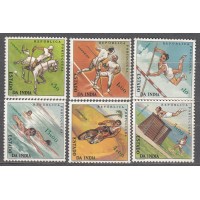 India Portuguesa - Correo Yvert 558/63 (*) Mng Deportes