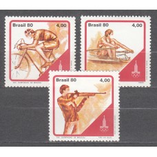 Brasil - Correo 1980 Yvert 1432/34 * Mh Deportes