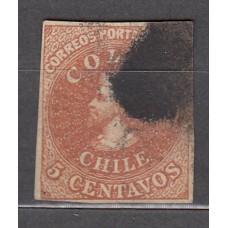 Chile - Correo 1856 Yvert 5 usado