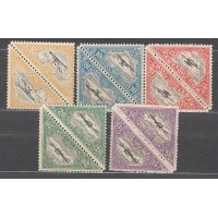 Estonia - Aereo Yvert 7/11 ** /(*) Mnh/ Mng Aviación Serie en Tete Beche