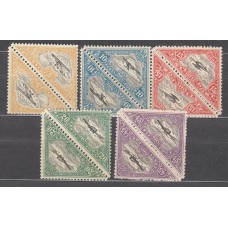 Estonia - Aereo Yvert 7/11 ** /(*) Mnh/ Mng Aviación Serie en Tete Beche