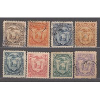 Ecuador - Correo 1896 Yvert 53/60 */(*)/usado Mh/Mng/usado