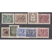 Bulgaria - Correo 1953 Yvert 732/40 ** Mnh Arte