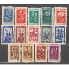 Bulgaria - Correo 1953 Yvert 770/83 ** Mnh Flores y Plantas Medicinales