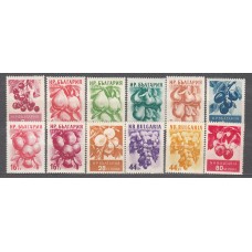 Bulgaria - Correo 1956 Yvert 851/58 ** Mnh Frutos