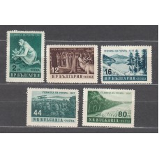 Bulgaria - Correo 1957 Yvert 898/902 ** Mnh Semana del Bosque