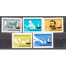 Bulgaria - Correo 1964 Yvert 1222/26 ** Mnh Cruz Roja
