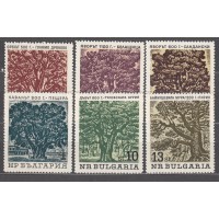 Bulgaria - Correo 1964 Yvert 1296/1301 ** Mnh Arboles