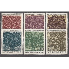 Bulgaria - Correo 1964 Yvert 1296/1301 ** Mnh Arboles
