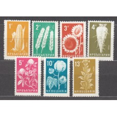 Bulgaria - Correo 1965 Yvert 1334/40 ** Mnh Productos Agricolas - Flora