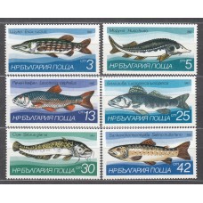 Bulgaria - Correo 1983 Yvert 2755/60 ** Mnh Fauna - Peces