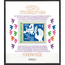 Bulgaria - Correo 1984 Yvert 2822/25 en Hoja ** Mnh 