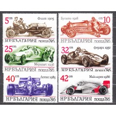 Bulgaria - Correo 1986 Yvert 3062/67 ** Mnh Automoviles  
