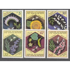 Bulgaria - Correo 1987 Yvert 3103/8 ** Mnh Flores