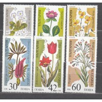 Bulgaria - Correo 1989 Yvert 3229A/F ** Mnh  Flores