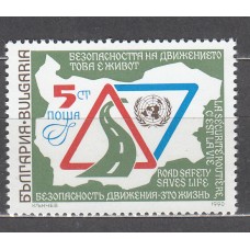 Bulgaria - Correo 1990 Yvert 3337 ** Mnh Seguridad Vial