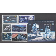Bulgaria - Correo 1990 Yvert 3342/47+Hoja 167 ** Mnh Exploración del Espacio - Astro