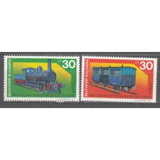Bulgaria - Correo 1991 Yvert 3404/5 ** Mnh Trenes