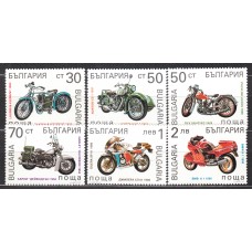 Bulgaria - Correo 1992 Yvert 3454/59 ** Mnh  Motocicletas