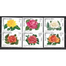 Bulgaria - Correo 1994 Yvert 3593/98 ** Mnh Flora - Rosas