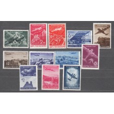 Bulgaria - Aereo Yvert 19/30 ** Mnh Aviones