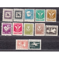Bulgaria - Aereo Yvert 37/49 ** Mnh Aviones