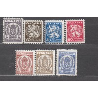 Bulgaria - Tasa Yvert 37/43 ** Mnh 