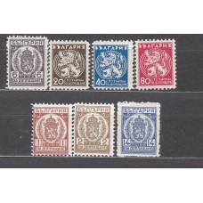 Bulgaria - Tasa Yvert 37/43 ** Mnh 
