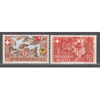 Suiza - Correo 1941 Yvert 368/69 * Mh Escudos