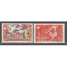 Suiza - Correo 1941 Yvert 368/69 * Mh Escudos