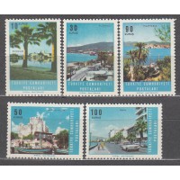 Turquia - Correo 1966 Yvert 1778/82 ** Mnh