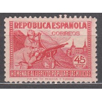 España Sueltos 1938 Edifil 795 ** Mnh  Muy Bonito