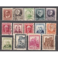 España II República 1932 Edifil 662/75 usado Normal