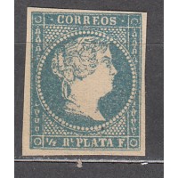 Antillas Sueltos 1857 Edifil 7 ** Mnh